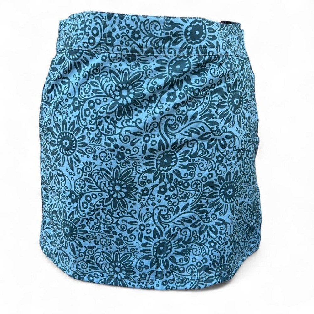 Rip Skirt Green & Blue Floral‎ Wrap Skirt in Length 1 Size Small Surf Beach